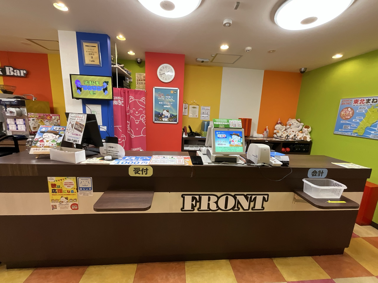 カラオケまねきねこ仙台一番町ぶらんどーむ２号店フロント