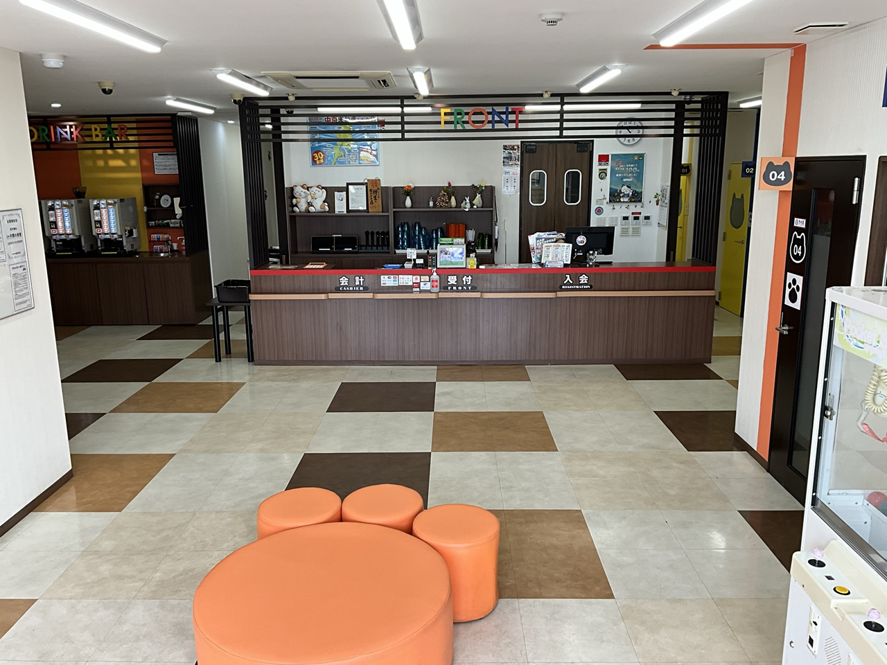 カラオケまねきねこ幸田店フロント