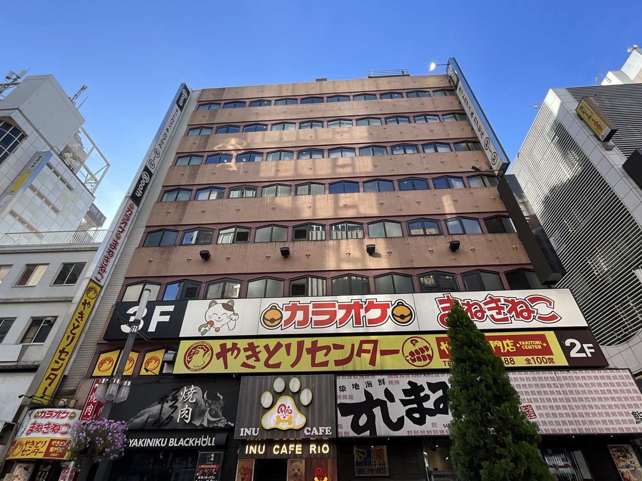 カラオケまねきねこ新宿セントラルロード店外観