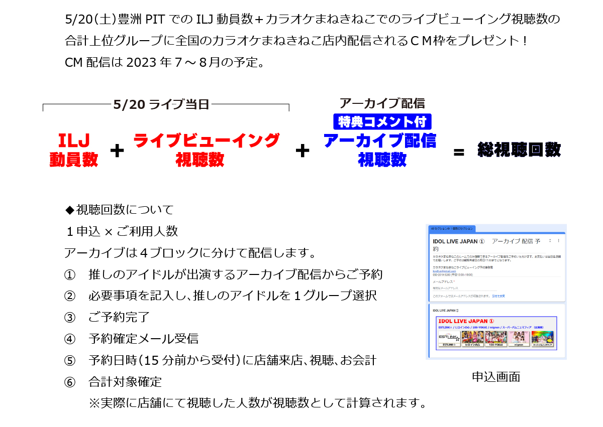 CM枠プレゼント