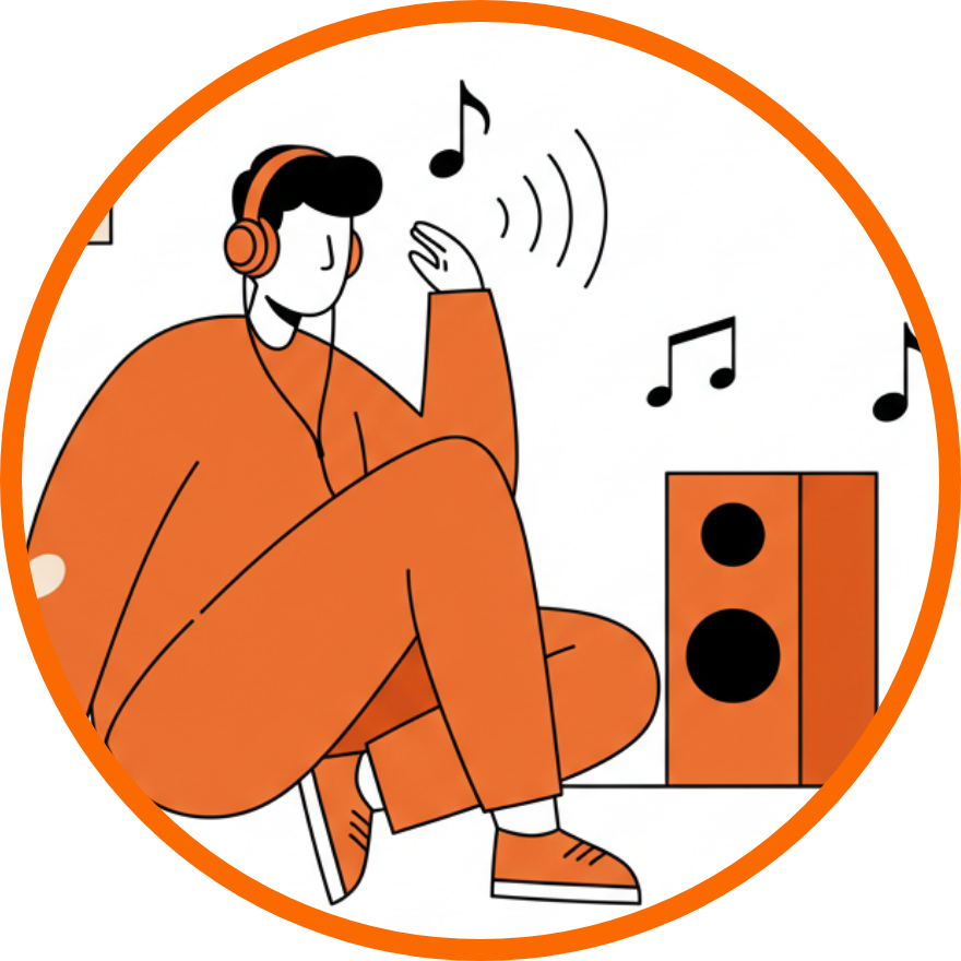 個室・高品質機材での視聴