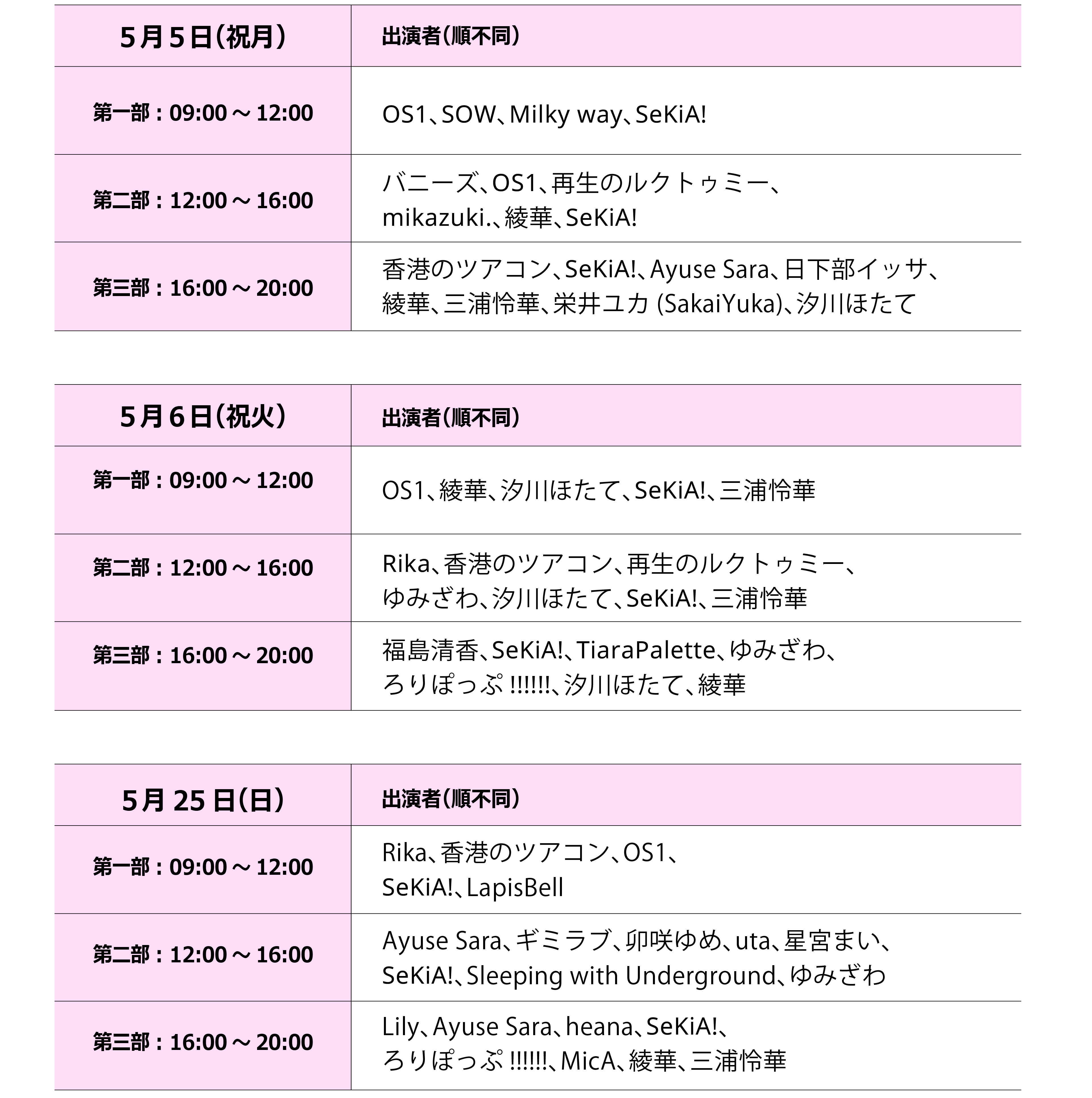 BS日テレ冠企画争奪カラオケバトル、スケジュール